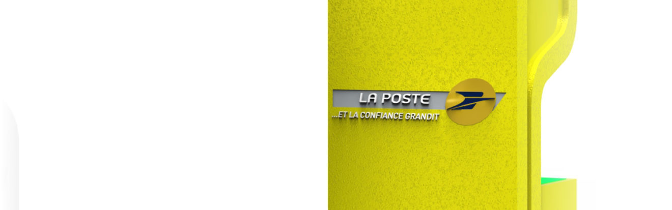 Borne interactive «La Poste» – design produit