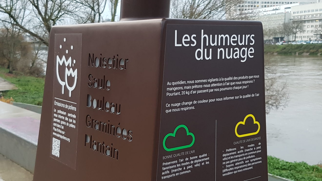 Le nuage BeanCloud, un mobilier urbain connecté